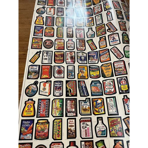 Vintage 1979 Topps Wacky Packages Amazing Uncut Full Sheet 132 Cards 42”x29” - Picture 3 of 4